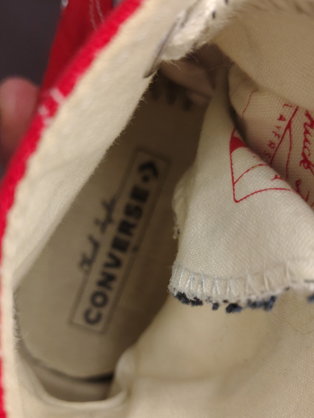 RARE Converse Chuck 70 Hi Logo Play - Red White Blue Colorblock - Sz 7.5M 9.5W